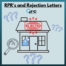 Rejection letters, RPR, Compliance, Bylaws