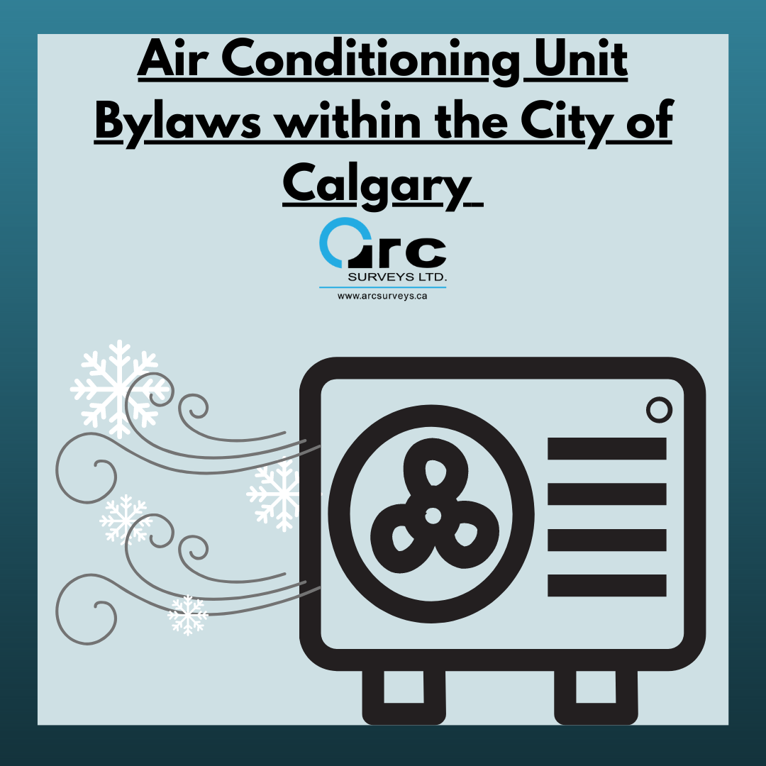 Air Conditioning units, calgary, bylaws, land surveying, RPR